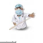 Melissa & Doug Surgeon Puppet with Doctor Scrubs & Detachable Wooden Rod for Animated Gestures Multicolor  B07KBXCTTR